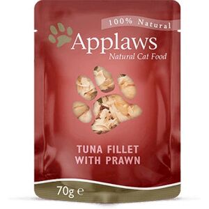 Nourriture humide pour chats Applaws au thon et crevettes - 70 g - Publicité Nourriture humide pour chats Applaws au thon et crevettes - 70 g - Publicité