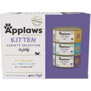 Applaws Kitten Multipack Chicken Tuna Sardine Wet 6x70g Applaws Kitten Multipack Chicken Tuna Sardine Wet 6x70g