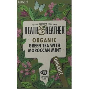 Heath & Heather Organic Green Tea with Mint - 20 Bags Heath & Heather Organic Green Tea with Mint - 20 Bags