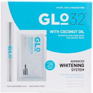 Glo32 Teeth Whitening System - 28 Strips + Pen Glo32 Teeth Whitening System - 28 Strips + Pen
