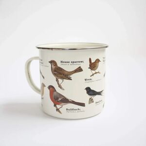 Gift Republic Oiseaux du Jardin Mug en Emaille - Mug en Emaille - Publicité Gift Republic Oiseaux du Jardin Mug en Emaille - Mug en Emaille - Publicité