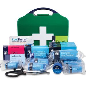 Reliance Medical BS-8599-1 Catering First Aid Kit - Small - Blue Aura Box Reliance Medical BS-8599-1 Catering First Aid Kit - Small - Blue Aura Box