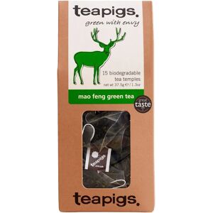 Teapigs Mao Feng Green Tea 15 Tea Temples - 6-10 Pack Teapigs Mao Feng Green Tea 15 Tea Temples - 6-10 Pack