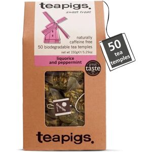 Teapigs Liquorice & Mint Herbal Tea - 50 Bags Teapigs Liquorice & Mint Herbal Tea - 50 Bags