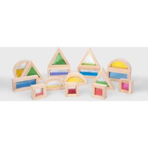 TickiT Sensory Blocks - Multi-shape Wooden Educational Toy TickiT Sensory Blocks - Multi-shape Wooden Educational Toy