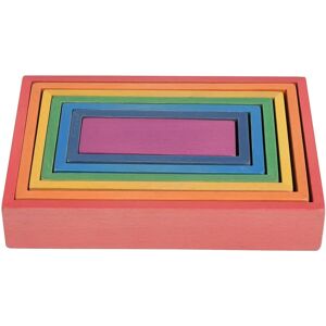 TickiT Natural Wood Rainbow Rectangles - Educational Toy Blocks TickiT Natural Wood Rainbow Rectangles - Educational Toy Blocks