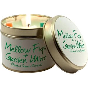 Lily Flame Mellow Figs and Garden Mint White Candle - Candle Lily Flame Mellow Figs and Garden Mint White Candle - Candle