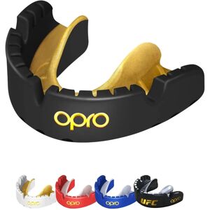 Protections buccales OPRO Gold Ultra Fit pour appareils dentaires - Protection sportive - Publicité Protections buccales OPRO Gold Ultra Fit pour appareils dentaires - Protection sportive - Publicité
