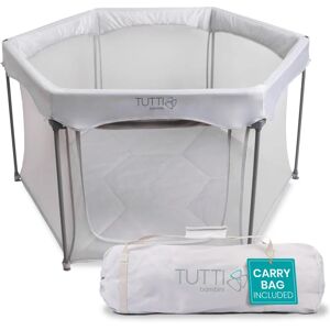 Tutti Bambini Hexa Playpen - Grey - Travel Case Tutti Bambini Hexa Playpen - Grey - Travel Case