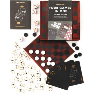 Luckies Wooden Game Night - Spillsett for Reise og Hjem Luckies Wooden Game Night - Spillsett for Reise og Hjem