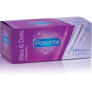 Pasante Ribs & Dots Intensity Condoms - 144 pcs Pasante Ribs & Dots Intensity Condoms - 144 pcs