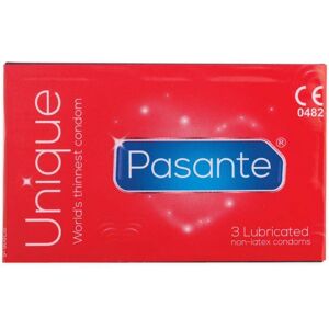 Pasante Pasante Unique Latex-Free Condoms - 3 Pack Pasante Pasante Unique Latex-Free Condoms - 3 Pack