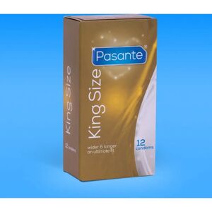 Preservativi King Size in lattice di gomma naturale Pasante - Confezione da 12 - Grande, Lisci, Inodori Preservativi King Size in lattice di gomma naturale Pasante - Confezione da 12 - Grande, Lisci, Inodori