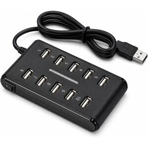 LUPO - 10 Ports HUB - Slim - USB 2.0 - USB hub LUPO - 10 Ports HUB - Slim - USB 2.0 - USB hub