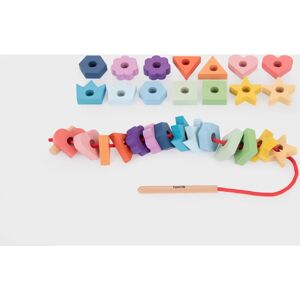 Tickit Rainbow Wooden Lacing Shapes - Motor Skills Toy Tickit Rainbow Wooden Lacing Shapes - Motor Skills Toy