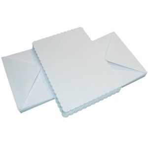Craft UK Cards & Envelopes - 5x7 Inch White - Cards & Envelopes Craft UK Cards & Envelopes - 5x7 Inch White - Cards & Envelopes