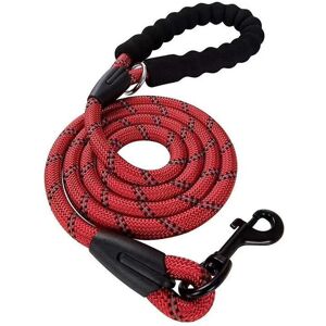 Pet Wiz - Reflective Rope Lead - Red - 1.5m - Dog Lead Pet Wiz - Reflective Rope Lead - Red - 1.5m - Dog Lead