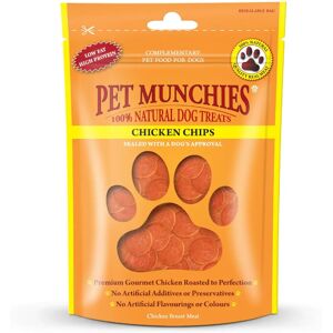 Pet Munchies Chicken Chips Dog Treats - 100g Pet Munchies Chicken Chips Dog Treats - 100g