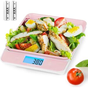 Duronic KS100 PK Digital Kitchen Scales - Pink/White - 5kg - 1.2L Bowl Duronic KS100 PK Digital Kitchen Scales - Pink/White - 5kg - 1.2L Bowl