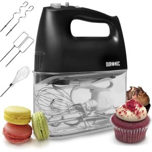 Mixeur de Cuisine Duronic HM4 - 5 Vitesses - Turbo - Accessoires en Acier Inoxydable - Publicité Mixeur de Cuisine Duronic HM4 - 5 Vitesses - Turbo - Accessoires en Acier Inoxydable - Publicité