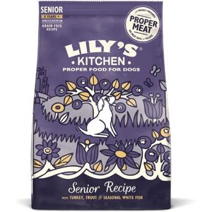Lily's Kitchen Senior Dog Food - Grain Free, 43% Turkey & Trout Lily's Kitchen Senior Dog Food - Grain Free, 43% Turkey & Trout