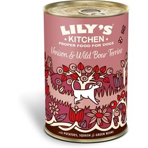 Lily's Kitchen Venison & Wild Boar Terrine for Dogs - Dog Food Lily's Kitchen Venison & Wild Boar Terrine for Dogs - Dog Food