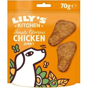 Lily's Kitchen Chicken Jerky Dog Treats - Grain-Free, Natural, 8x70g Lily's Kitchen Chicken Jerky Dog Treats - Grain-Free, Natural, 8x70g