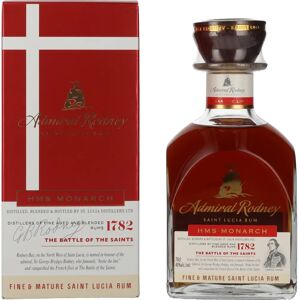 Rhum Admiral Rodney HMS MONARCH Sainte-Lucie - 40% Vol. 0,7L - Publicité Rhum Admiral Rodney HMS MONARCH Sainte-Lucie - 40% Vol. 0,7L - Publicité
