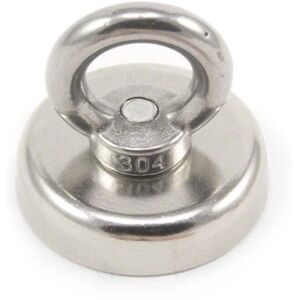 First4Magnets Neodymium Oog Magnet - 48mm, 90kg Trekkracht First4Magnets Neodymium Oog Magnet - 48mm, 90kg Trekkracht