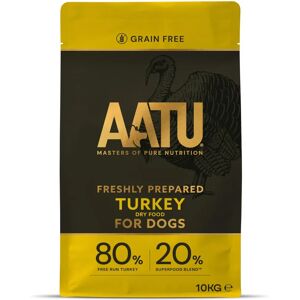 AATU 80/20 Turkey Dog Food - Grain Free Adult, 10kg AATU 80/20 Turkey Dog Food - Grain Free Adult, 10kg