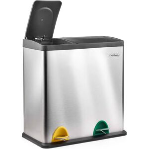 VonHaus - Recycling Pedal Bin 36L - 2 Colour VonHaus - Recycling Pedal Bin 36L - 2 Colour
