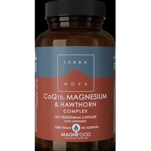 Terra Nova CoQ10, Magnesium & Hawthorn Complex Vegicaps 100 - Supplements Terra Nova CoQ10, Magnesium & Hawthorn Complex Vegicaps 100 - Supplements