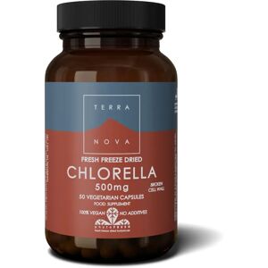 Terranova Chlorella 500mg - Organic, Freeze-Dried - 50 Vegicaps Terranova Chlorella 500mg - Organic, Freeze-Dried - 50 Vegicaps