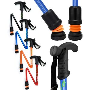 Flexyfoot Premium Derby Handle Walking Stick - Blue - Folding - Walking Sticks & Crutches Flexyfoot Premium Derby Handle Walking Stick - Blue - Folding - Walking Sticks & Crutches
