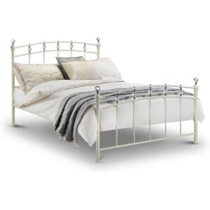 Julian Bowen Sophie 5ft King Size Ivory Metal Bed Frame - Bed Frame Julian Bowen Sophie 5ft King Size Ivory Metal Bed Frame - Bed Frame