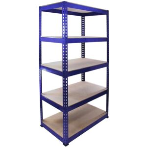 Étagère Bleue Q-Rax Monster - 90cm Acier - 5 Niveaux - Publicité Étagère Bleue Q-Rax Monster - 90cm Acier - 5 Niveaux - Publicité