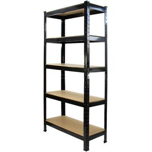 Monster Racking Steel Shelves - Heavy Duty 5-Tier 75cm Black/Blue Monster Racking Steel Shelves - Heavy Duty 5-Tier 75cm Black/Blue