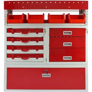 Monster Red Van Racking System - Secure Storage for Tools Monster Red Van Racking System - Secure Storage for Tools