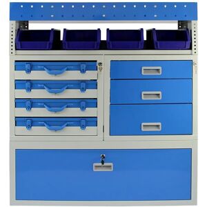 Monster Blue Van Racking System - Steel Shelving & Lockable Drawers Monster Blue Van Racking System - Steel Shelving & Lockable Drawers