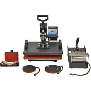 PixMax 5-in-1 Sublimation Heat Press - T-Shirt Mug Cap Plate PixMax 5-in-1 Sublimation Heat Press - T-Shirt Mug Cap Plate