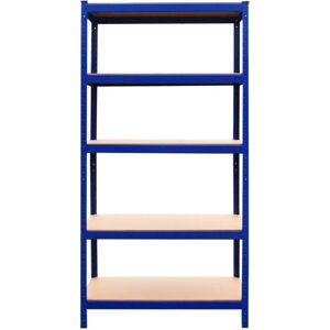 Monster Cable T-Rax Blue Garage Shelving - 5 Tier 90x45x180cm Monster Cable T-Rax Blue Garage Shelving - 5 Tier 90x45x180cm