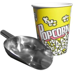 KuKoo Stainless Steel Popcorn Scoop - Large Snack Serving Tool KuKoo Stainless Steel Popcorn Scoop - Large Snack Serving Tool