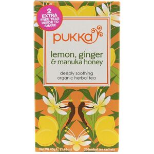 Pukka Lemon Ginger and Manuka Honey (20pcs) Pukka Lemon Ginger and Manuka Honey (20pcs)