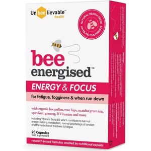 UnBEElievable Health Bee Energised Energy & Focus Capsules - BEE01 UnBEElievable Health Bee Energised Energy & Focus Capsules - BEE01