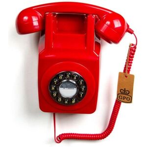 GPO Retro GPO746WRED Téléphone Mural - Rouge - Publicité GPO Retro GPO746WRED Téléphone Mural - Rouge - Publicité