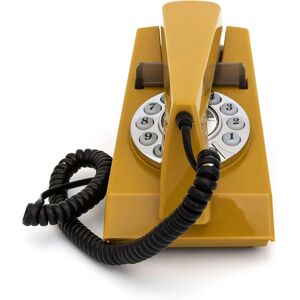 Téléphone Retro GPOTRMM Moutarde - Montage mural ou sur bureau - Import USA - Publicité Téléphone Retro GPOTRMM Moutarde - Montage mural ou sur bureau - Import USA - Publicité