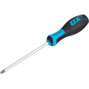 Ox Pro Magnetische PZ2 125mm Schroevendraaier - Pozidriv Gereedschap Ox Pro Magnetische PZ2 125mm Schroevendraaier - Pozidriv Gereedschap