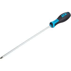 OX Pro PZ2 250mm Magnetische Pozidriv Schroevendraaier OX Pro PZ2 250mm Magnetische Pozidriv Schroevendraaier