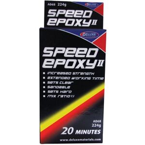 Deluxe Materials, Colle Époxy, Speed Epoxy II 20 min 224g - Publicité Deluxe Materials, Colle Époxy, Speed Epoxy II 20 min 224g - Publicité