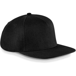 Beechfield Noir/Rouge Visière Plate Snapback - Unisexe - 5 Panneaux - Publicité Beechfield Noir/Rouge Visière Plate Snapback - Unisexe - 5 Panneaux - Publicité